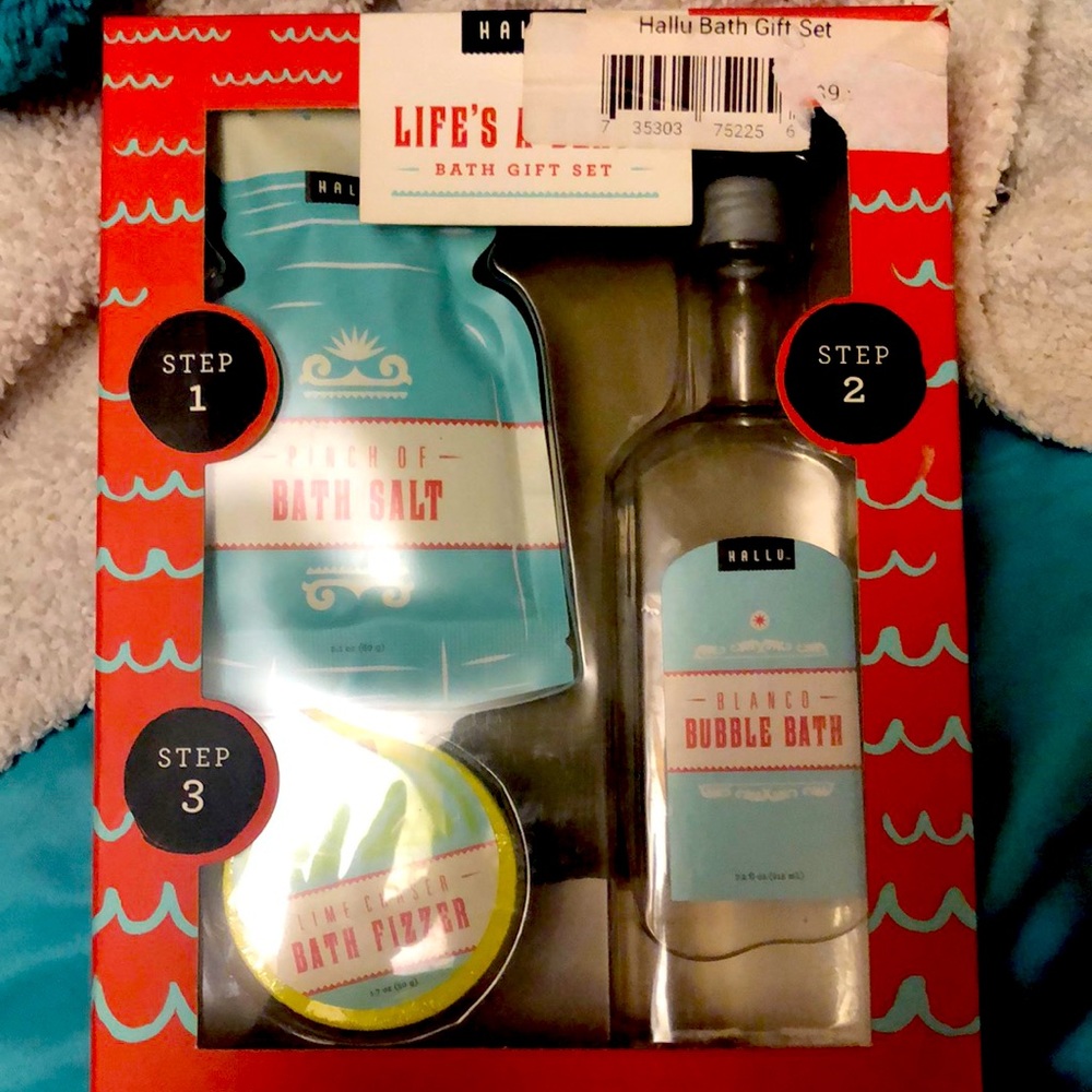Laugh life‘s a beach, bath, gift set